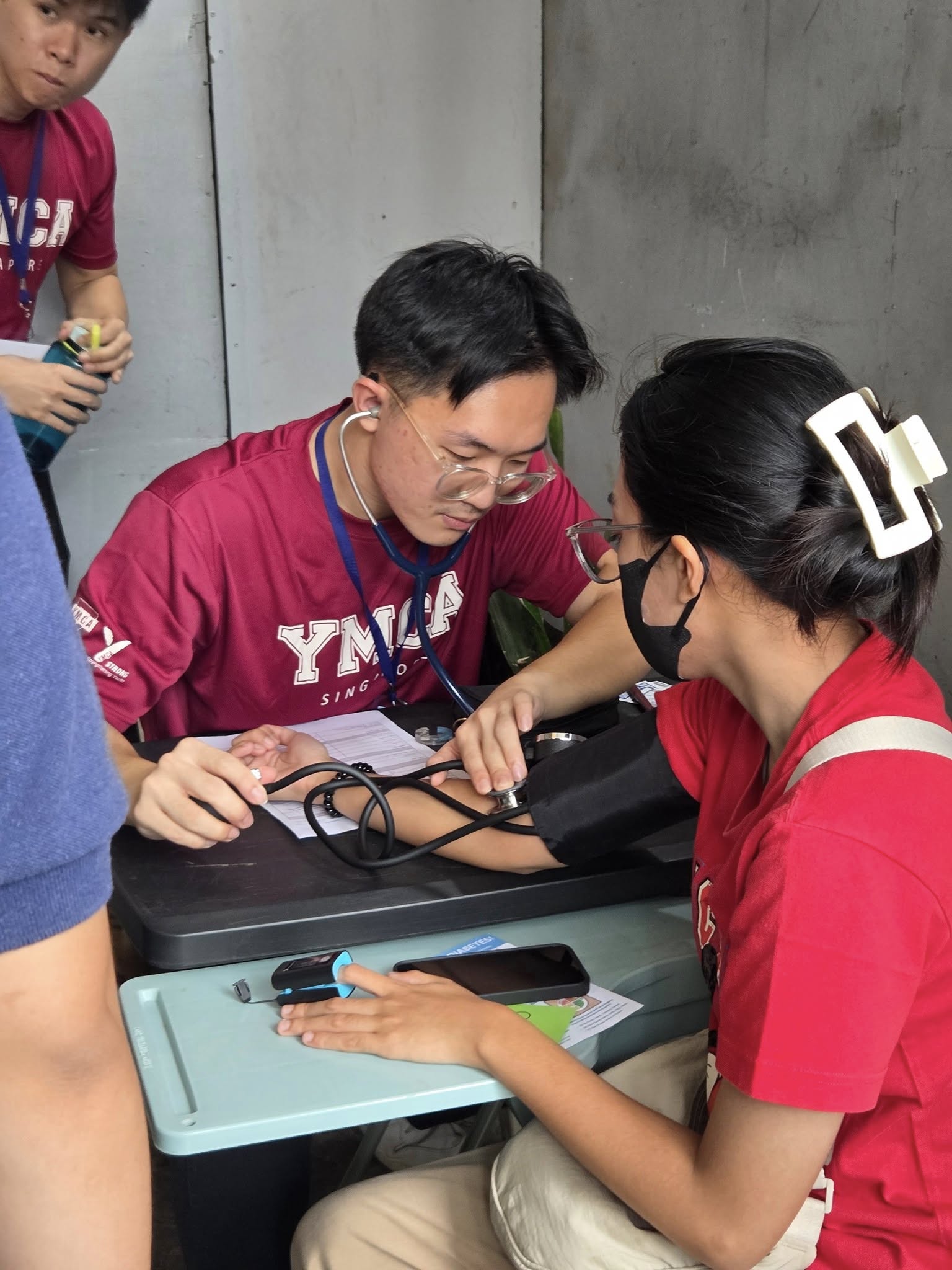 YMCA volunteer service activity